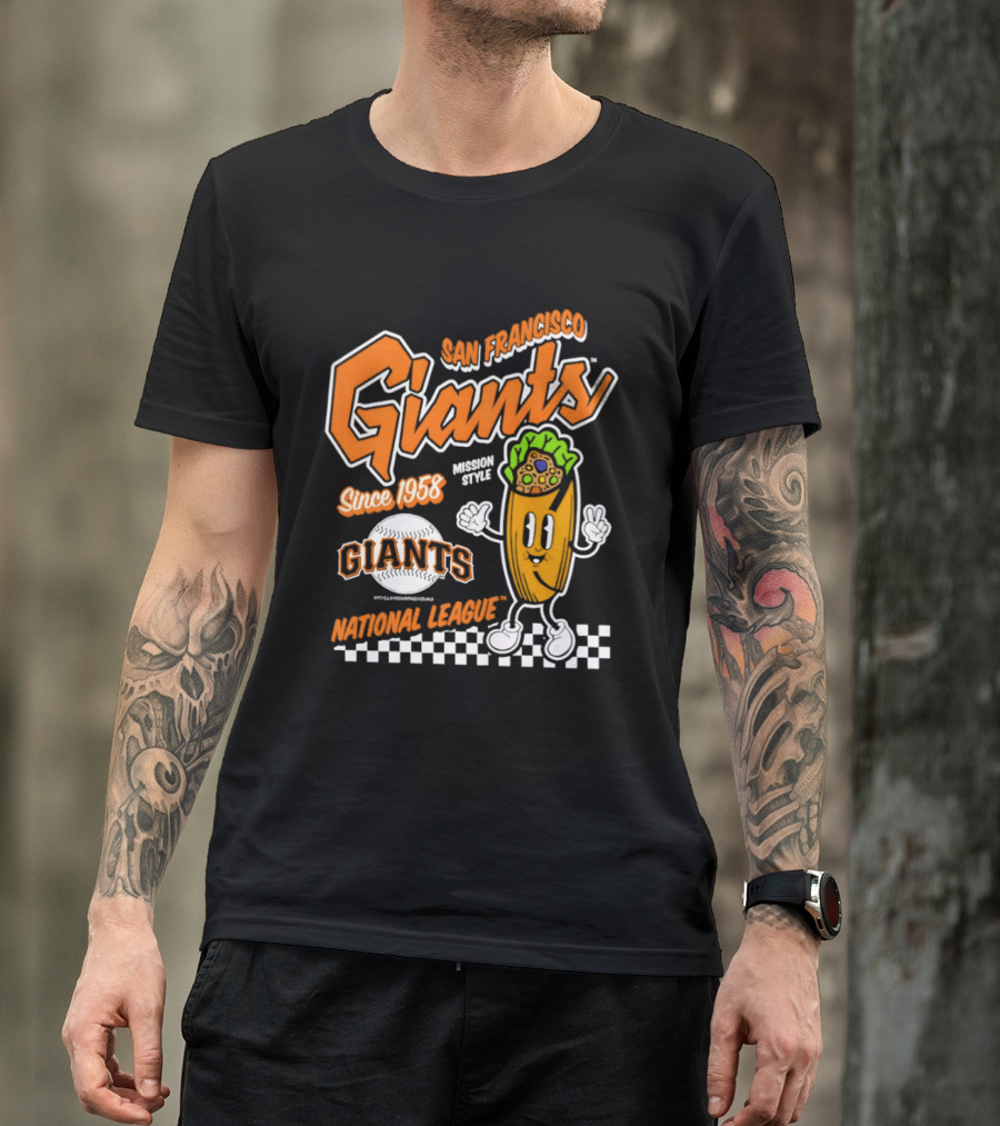 San Francisco Giants Mission Style Since 1958 National League T-Shirt