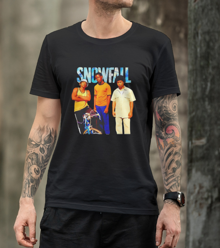 Snowfall 2017 TV Series Damson Idris Carter Hudson Gail Bean Actors T-Shirt