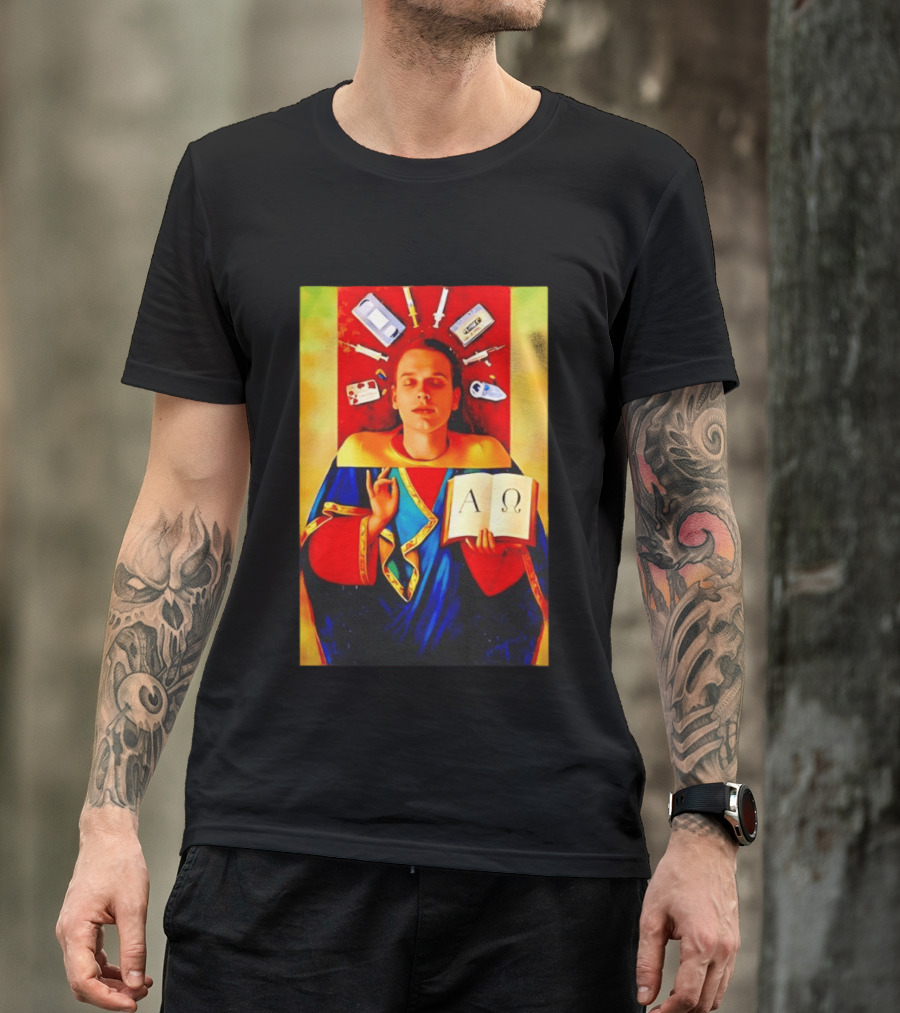 The Apostles Of Modernity Collage Meme Social Commentary Visual T-Shirt