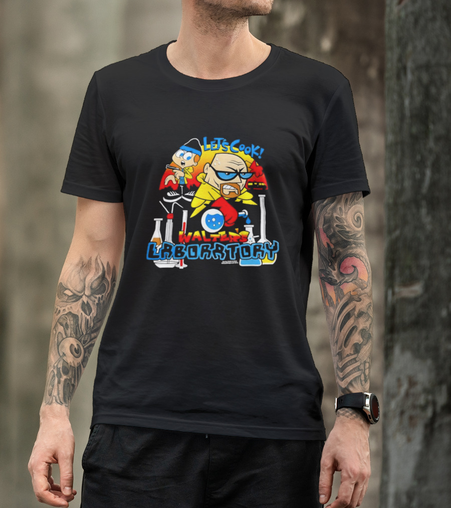 Walter's Laboratory Let's Cook Dexter's Lab Cartoon T-Shirt