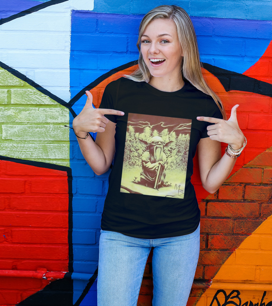 Yoda Star Wars Spliff Meme MZ T-Shirt