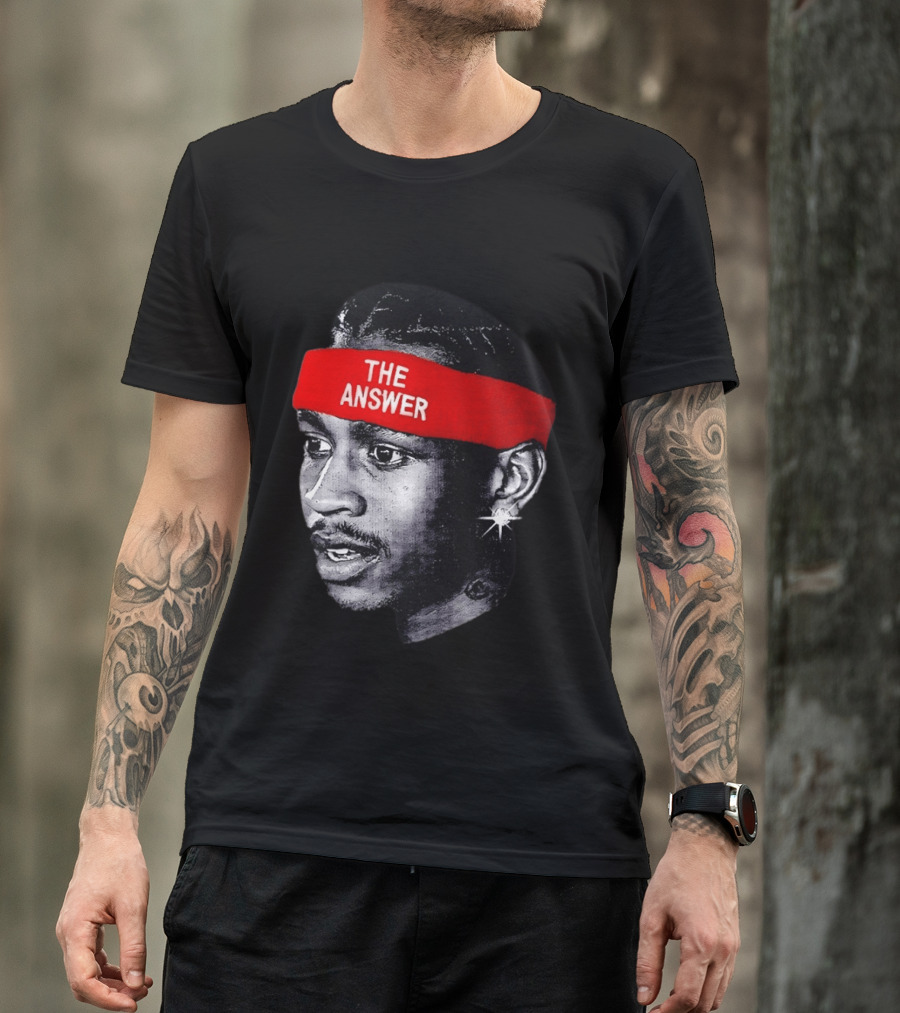 Allen Iverson The Answer Basketball Legend T-Shirt