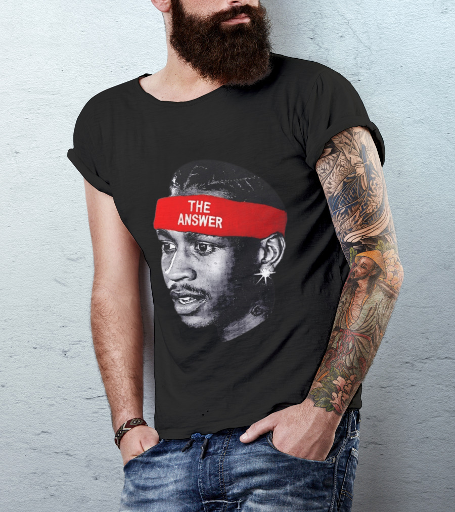 Allen Iverson The Answer Basketball Legend T-Shirt