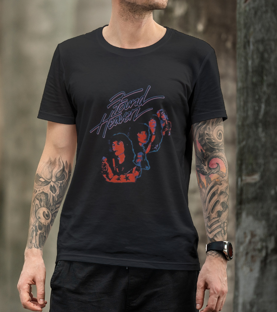 Found Heaven Neon Retro Colorful Abstract T-Shirt