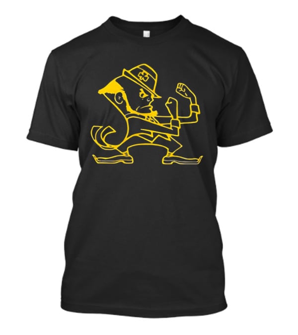 Marcus Freeman Notre Dame Fighting Irish Leprechaun T-Shirt