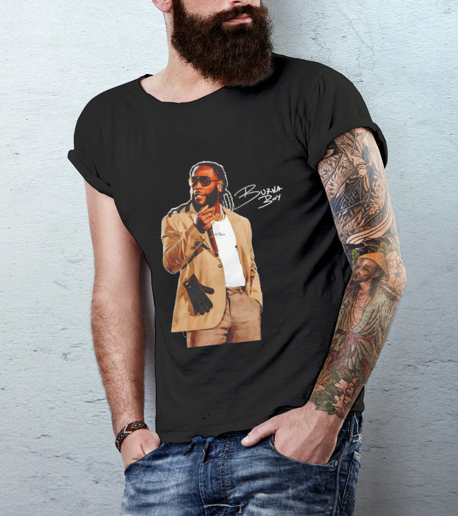 Burna Boy Rooted African Heritage Fashion T-Shirt