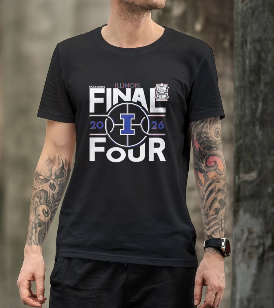 Illinois Illini 2026 Final Four March Madness Men's Basketball T-Shirt