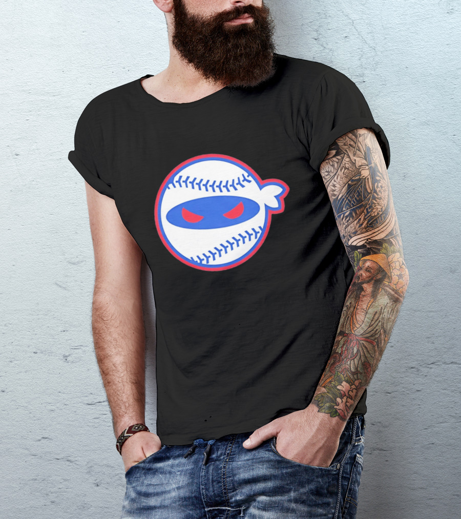 Pitching Ninja Baseball Eyes Atlanta T-Shirt