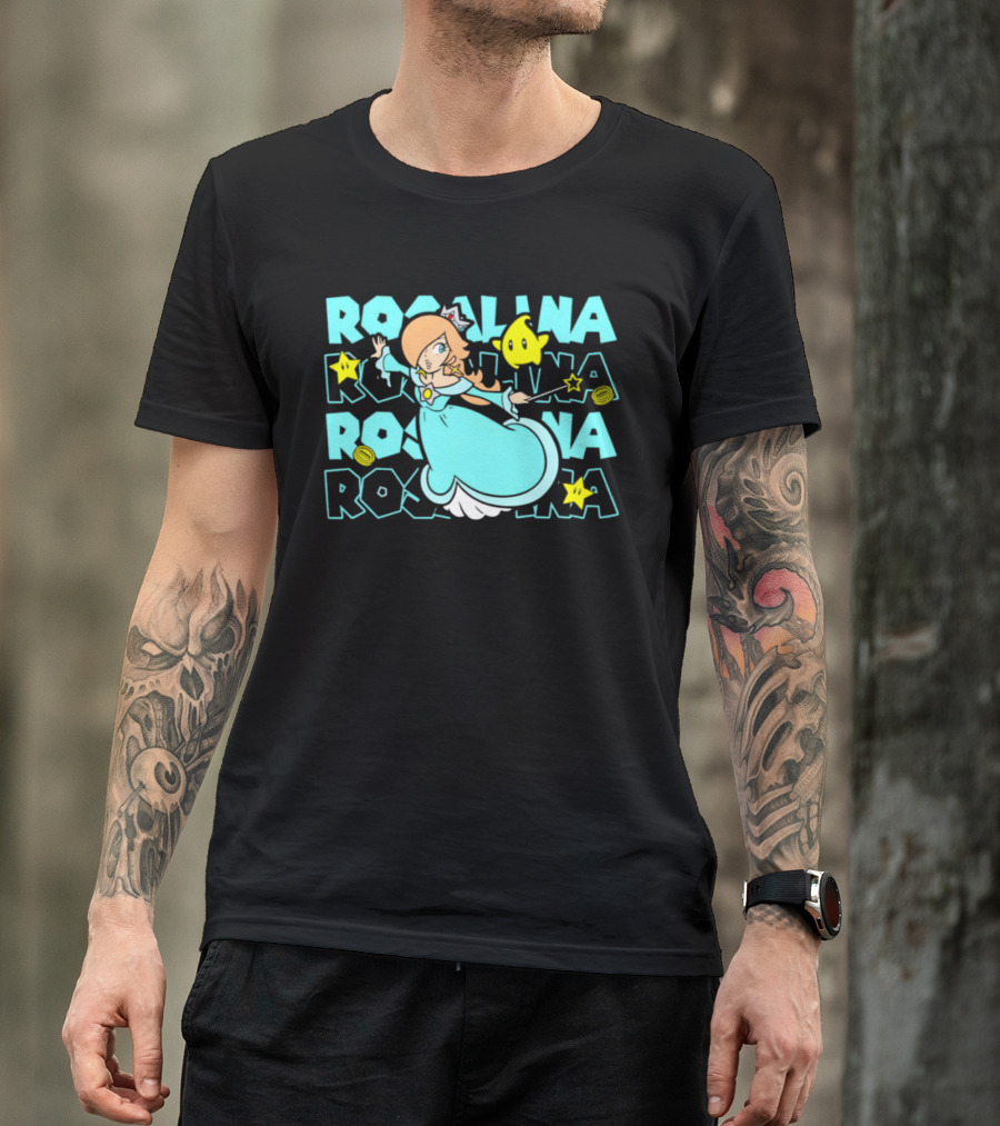 Super Mario Rosalina With Luma And Stars Est 1985 Disneyland T-Shirt