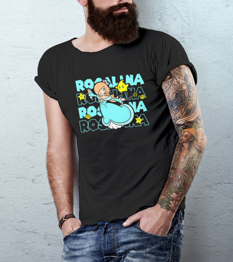 Super Mario Rosalina With Luma And Stars Est 1985 Disneyland T-Shirt