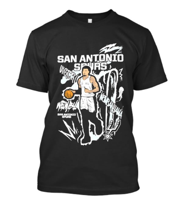 Victor Wembanyama San Antonio Spurs Basketball NBA Player 1 T-Shirt