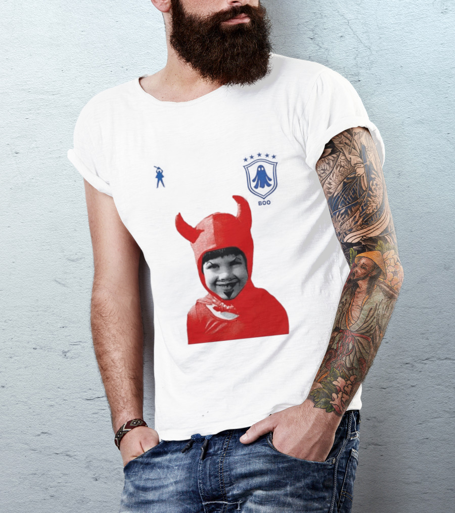 Seleção Diabo Problem Child Red Devil Costume T-Shirt