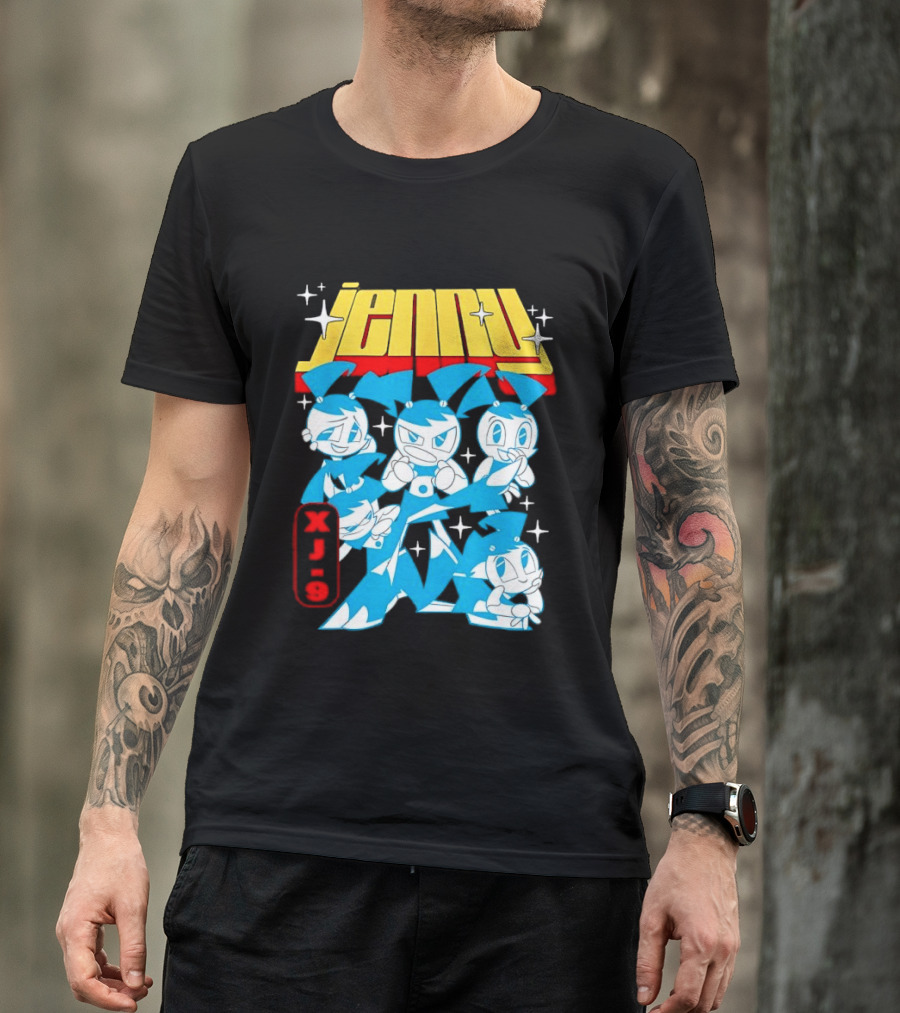 Jenny XJ 9 My Life As A Teenage Robot Blue Transformation T-Shirt