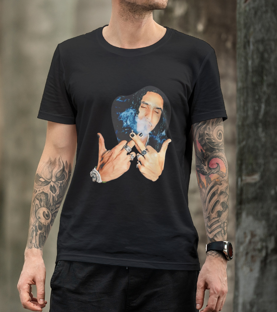 Brazil Matue Smoking Cigarette With Rings And Smoke T-Shirt