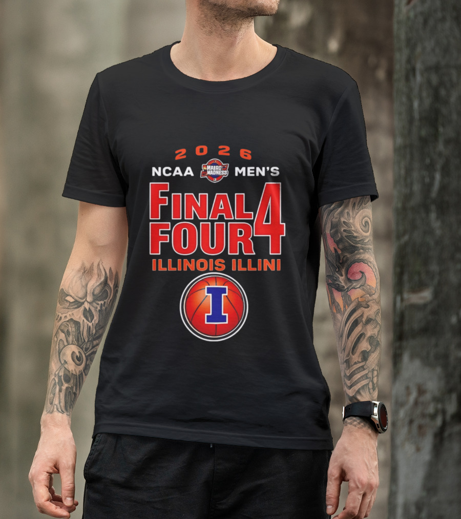 2026 NCAA Men's Final Four Illinois Illini March Madness T-Shirt