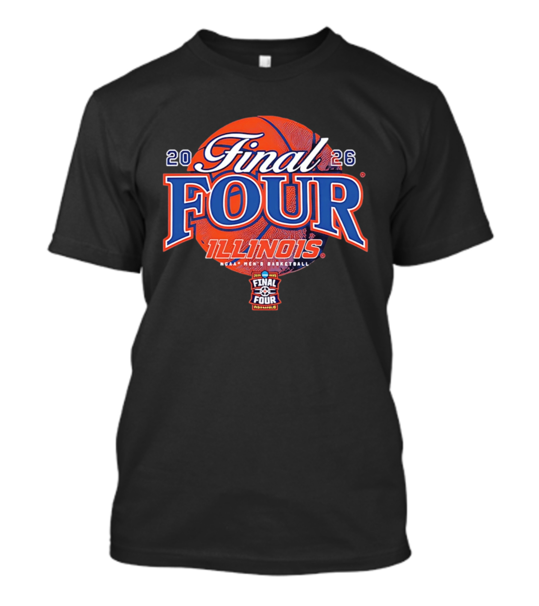 2026 Final Four Illinois NCAA Men's Basketball March Madness Indianapolis T-Shirt
