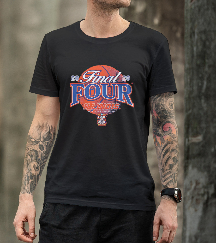 2026 Final Four Illinois NCAA Men's Basketball March Madness Indianapolis T-Shirt