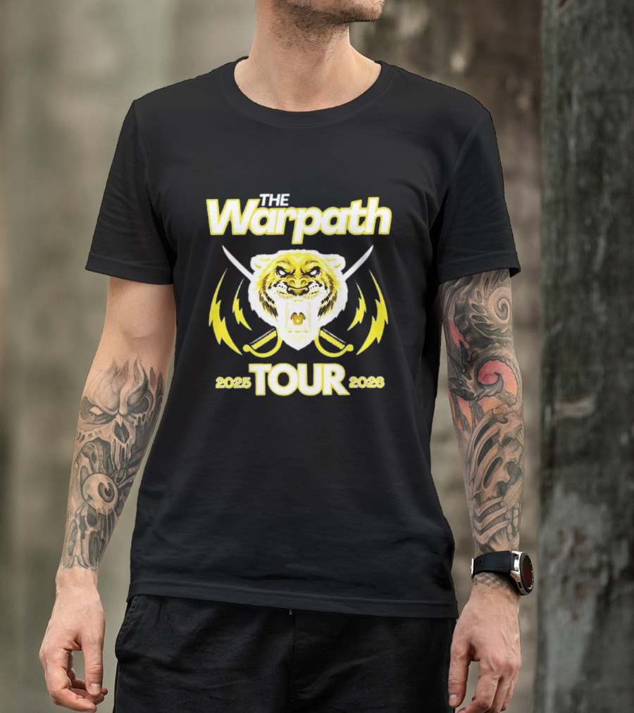 Buffalo Hockey The Warpath 2025 2026 Tour Lion T-Shirt