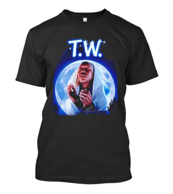 T.W. Moonlight Prayer Imagery Celestial T-Shirt