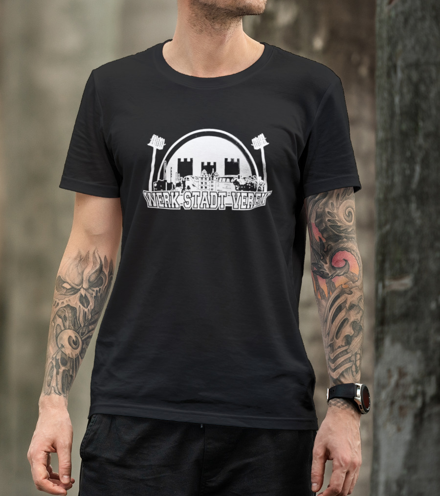 Werk Stadt Verew Rotterdam Euromast Skyline T-Shirt