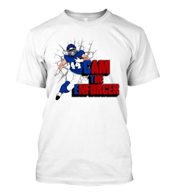 Cam The Enforcer New York Giants Football Player T-Shirt