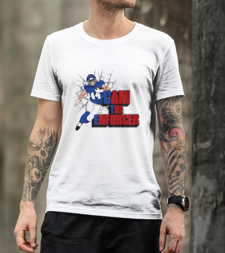 Cam The Enforcer New York Giants Football Player T-Shirt