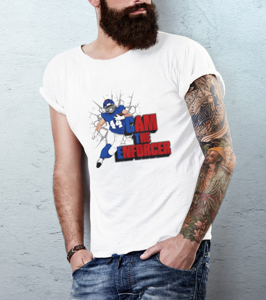 Cam The Enforcer New York Giants Football Player T-Shirt