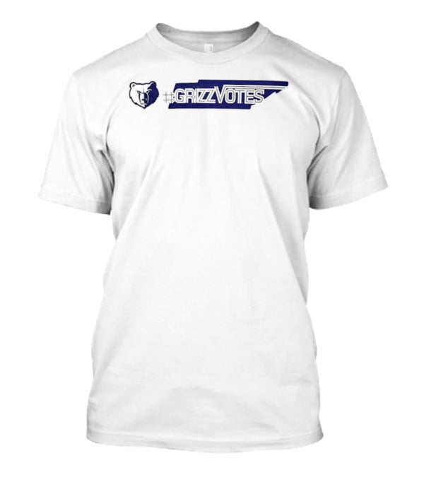 Memphis Grizzlies GrizzVotes Tennessee Bear T-Shirt