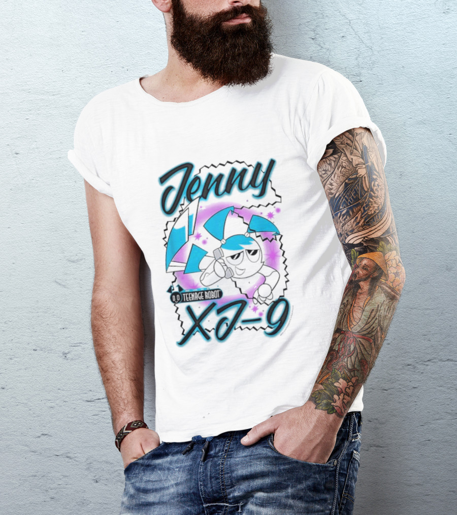 Jenny XJ 9 My Life As A Teenage Robot Airbrush T-Shirt