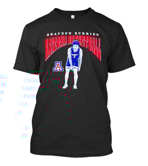 Brayden Burries Arizona Basketball 90s T-Shirt