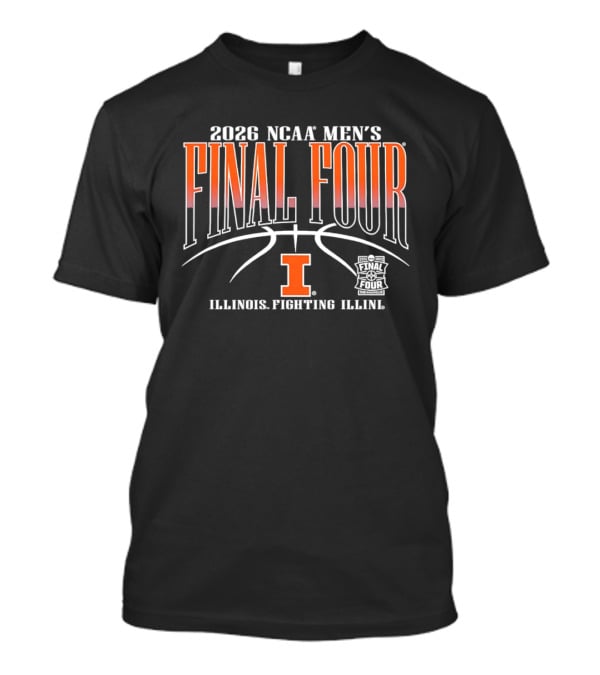 2026 NCAA Men's Final Four Illinois Fighting Illini Basketball T-Shirt