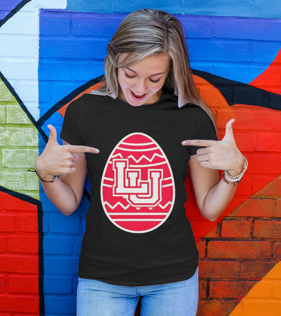 Liberty Union LU Easter Egg Red And White T-Shirt