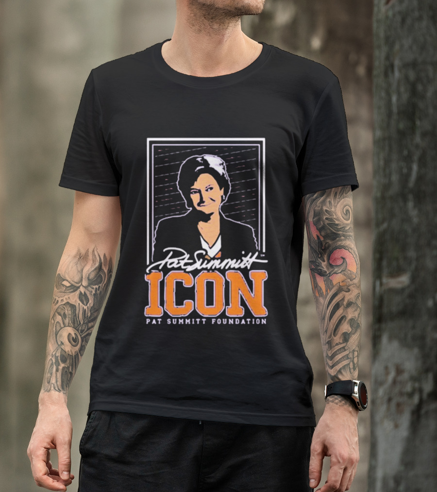 Pat Summitt Icon Tennessee Vols Pat Summitt Foundation T-Shirt