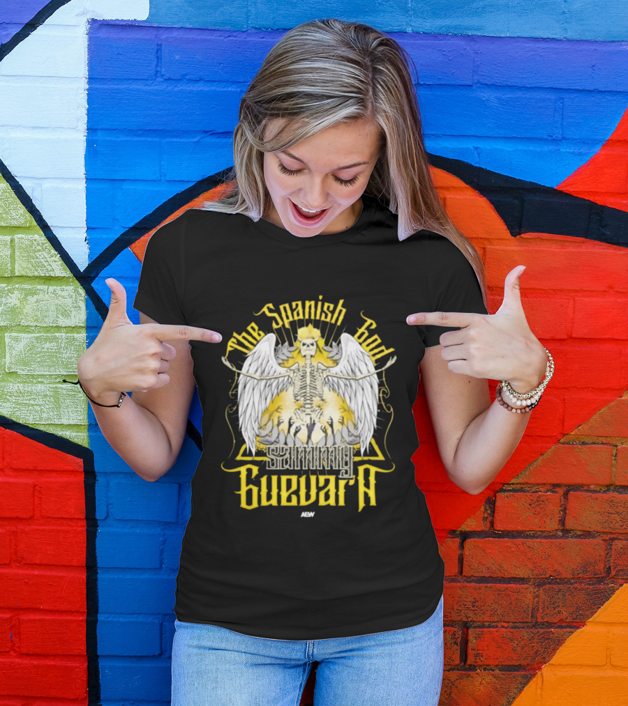 The Spanish God Sammy Guevara Wings And Crown Ascendant T-Shirt