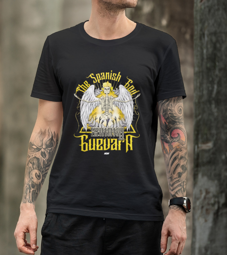 The Spanish God Sammy Guevara Wings And Crown Ascendant T-Shirt