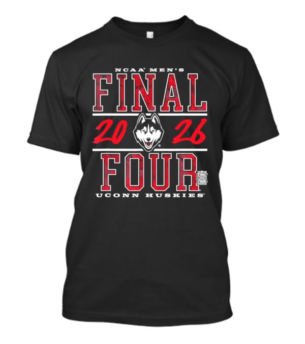 UConn Huskies Men's Final Four 2026 NCAA Basketball March Madness T-Shirt