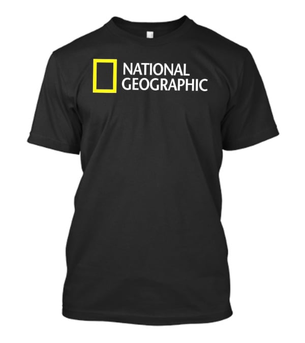 Unnational Geographic Parody Text With Yellow Rectangle T-Shirt