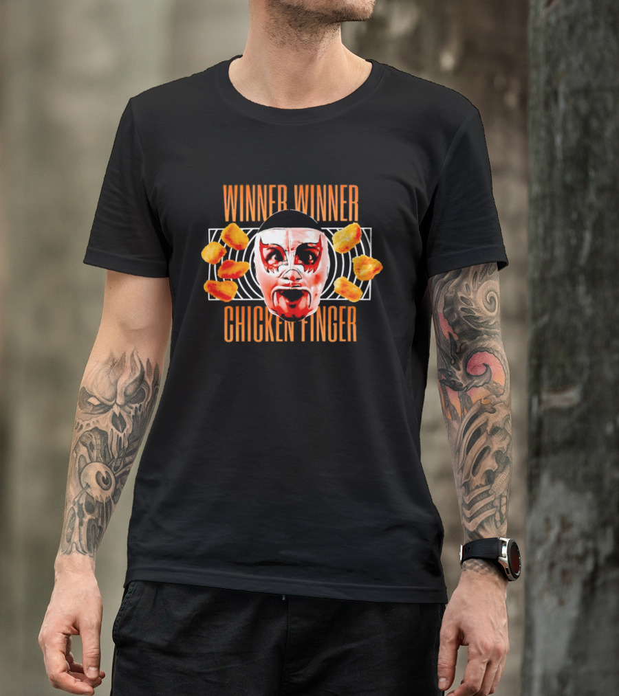 Winner Winner Chicken Finger Mask With Nuggets T-Shirt