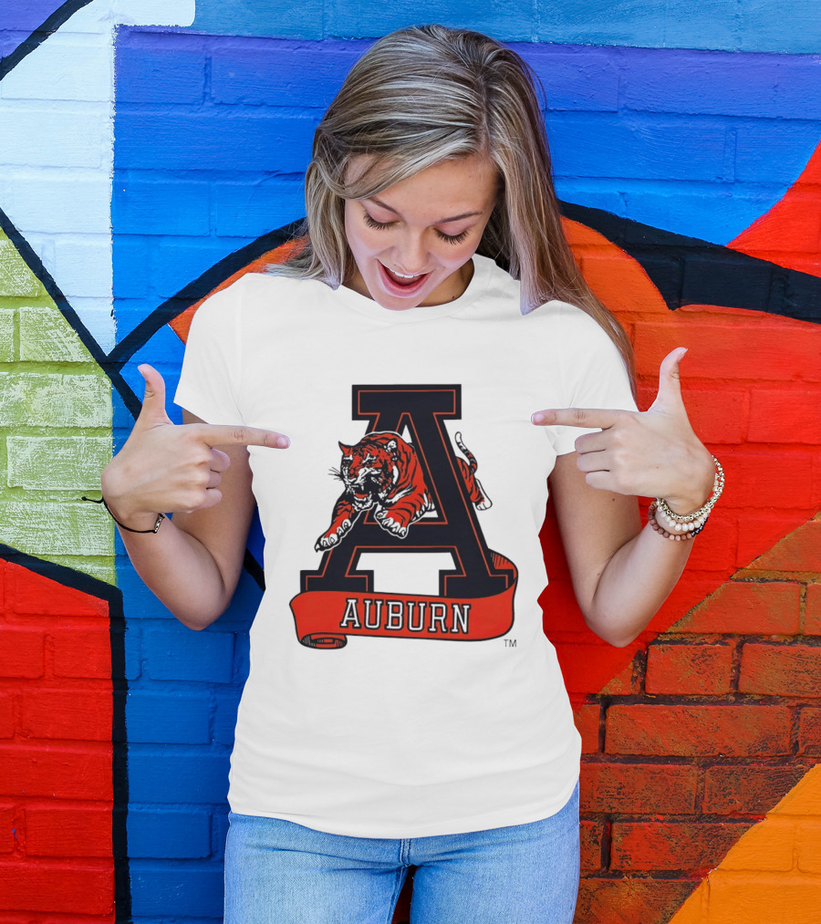 Auburn Tigers Auburn University Basketball NBA Team Spirit Tiger T-Shirt