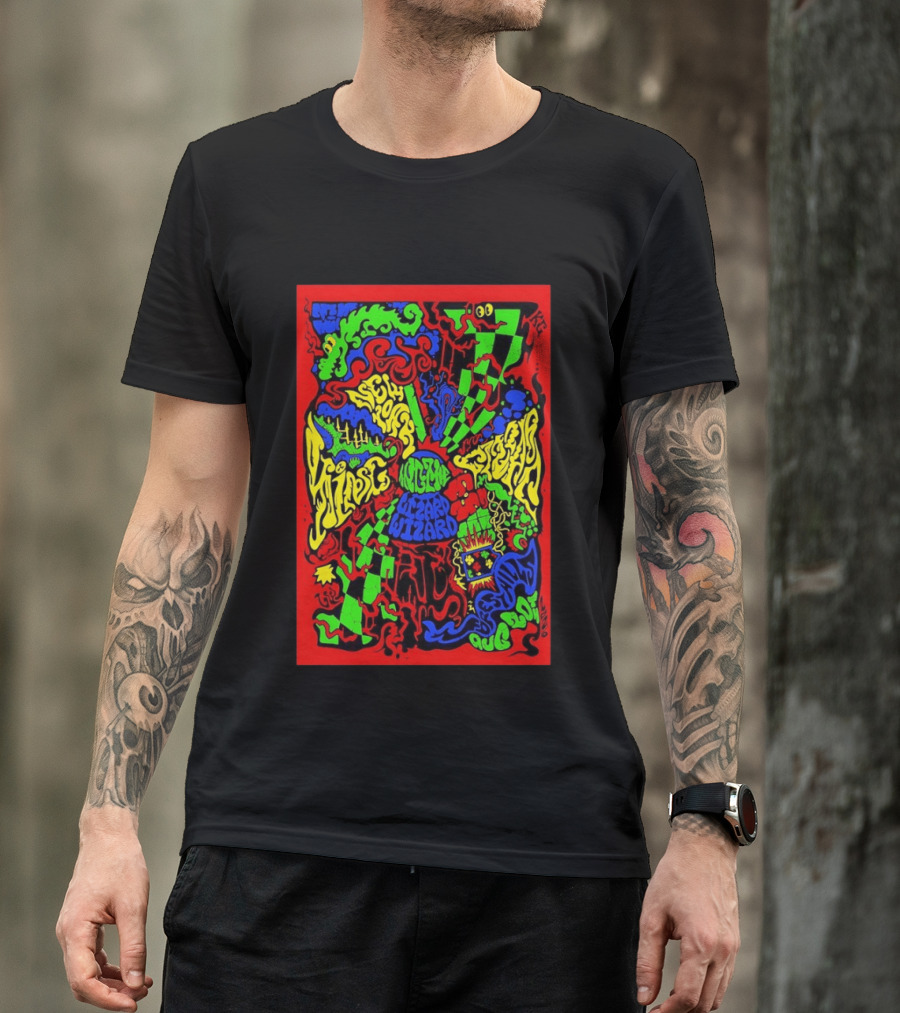 King Gizzard And The Lizard Wizard New York Forest Hills 8 20 2026 Psychedelic T-Shirt