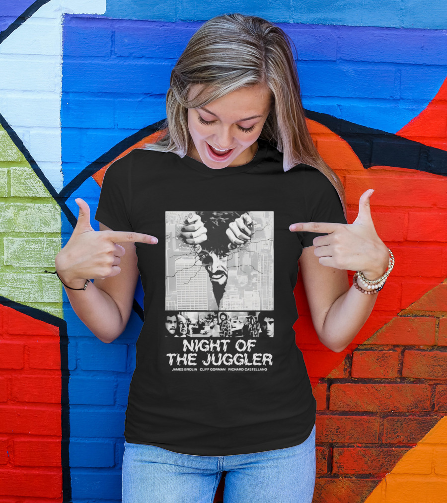 Night Of The Juggler James Brolin Cliff Gorman Richard Castellano Hands Cityscape T-Shirt