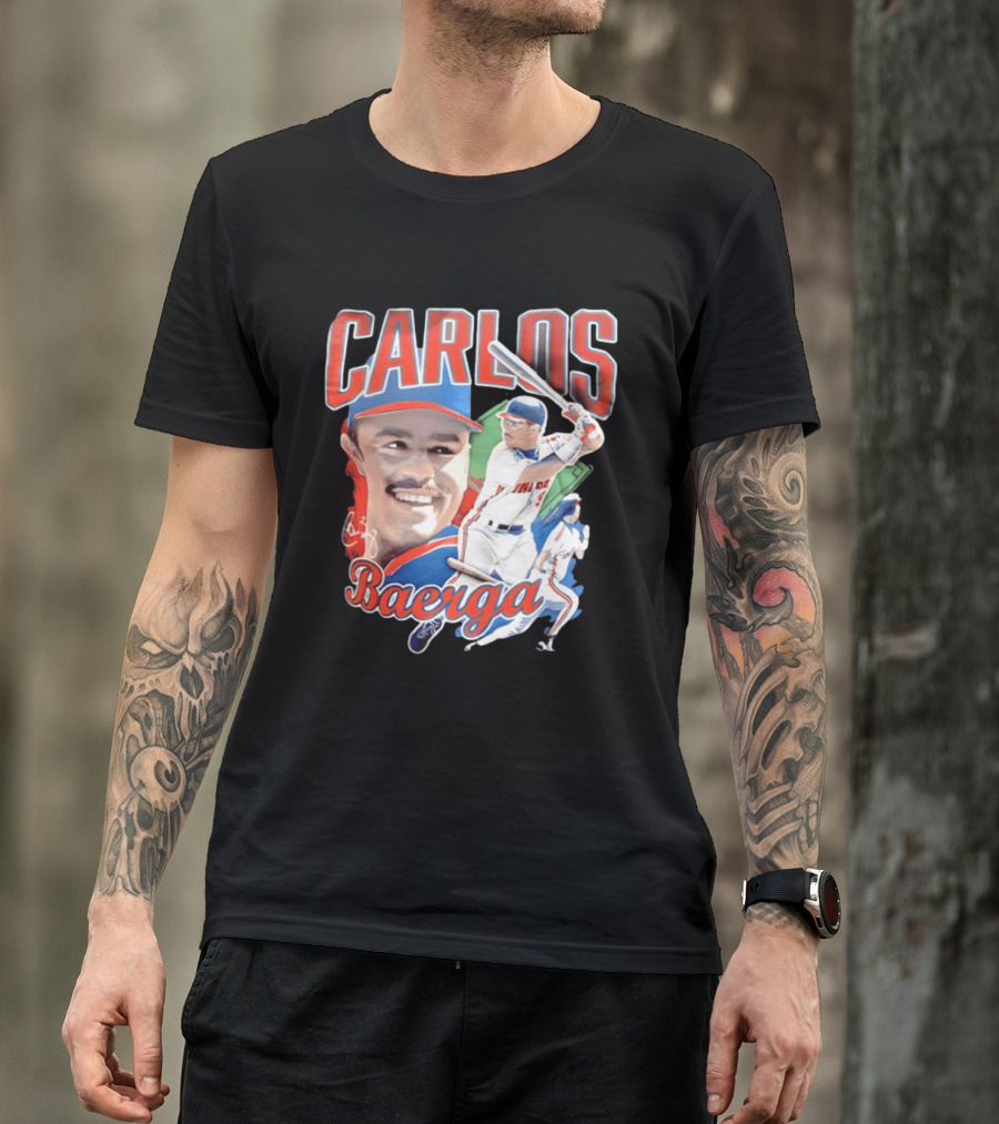 Carlos Baerga Cleveland Indians Baseball Player Print T-Shirt