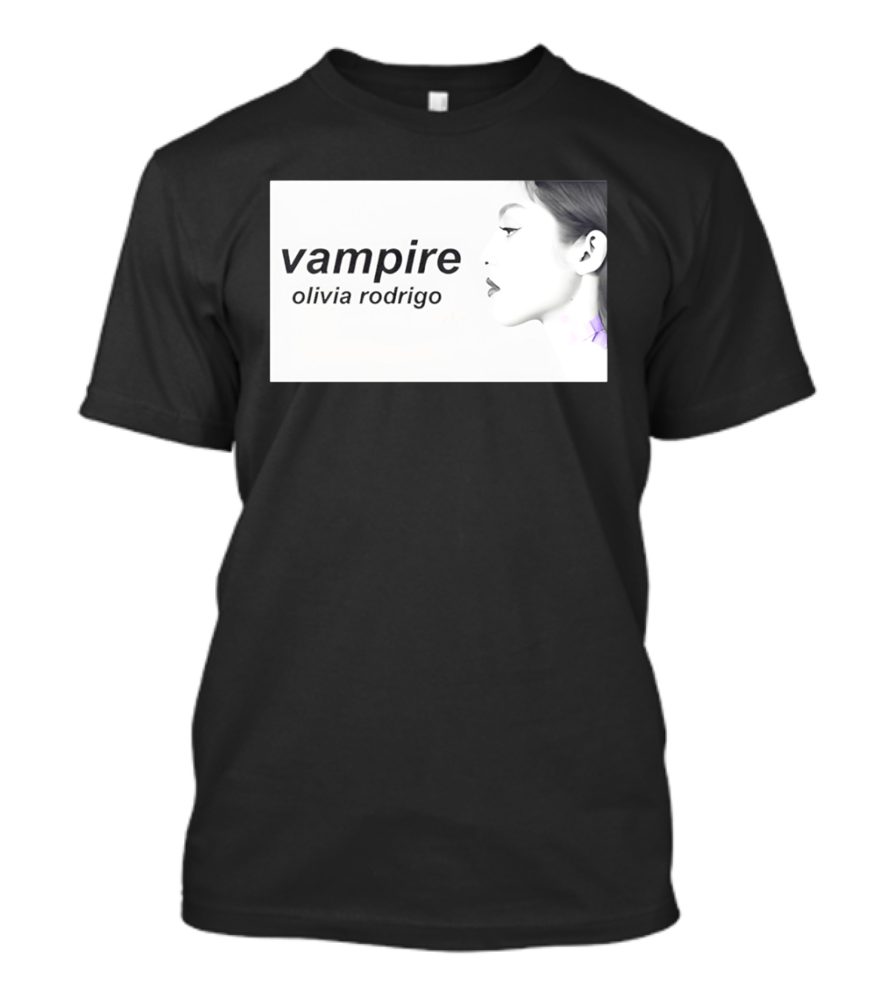 Vampire Olivia Rodrigo Pop Rock Side Profile T-Shirt