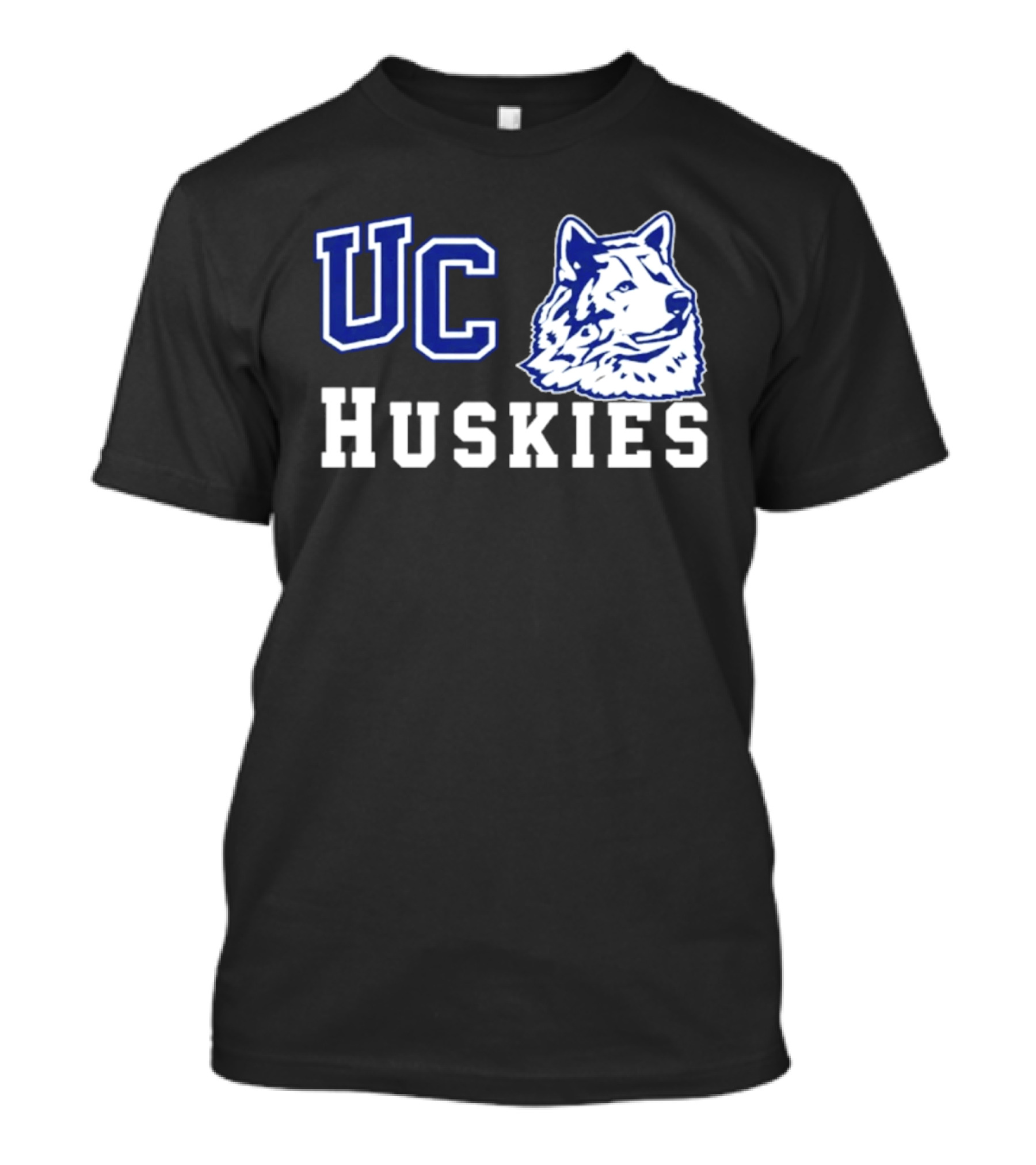 UC Huskies Wolf Head T-Shirt