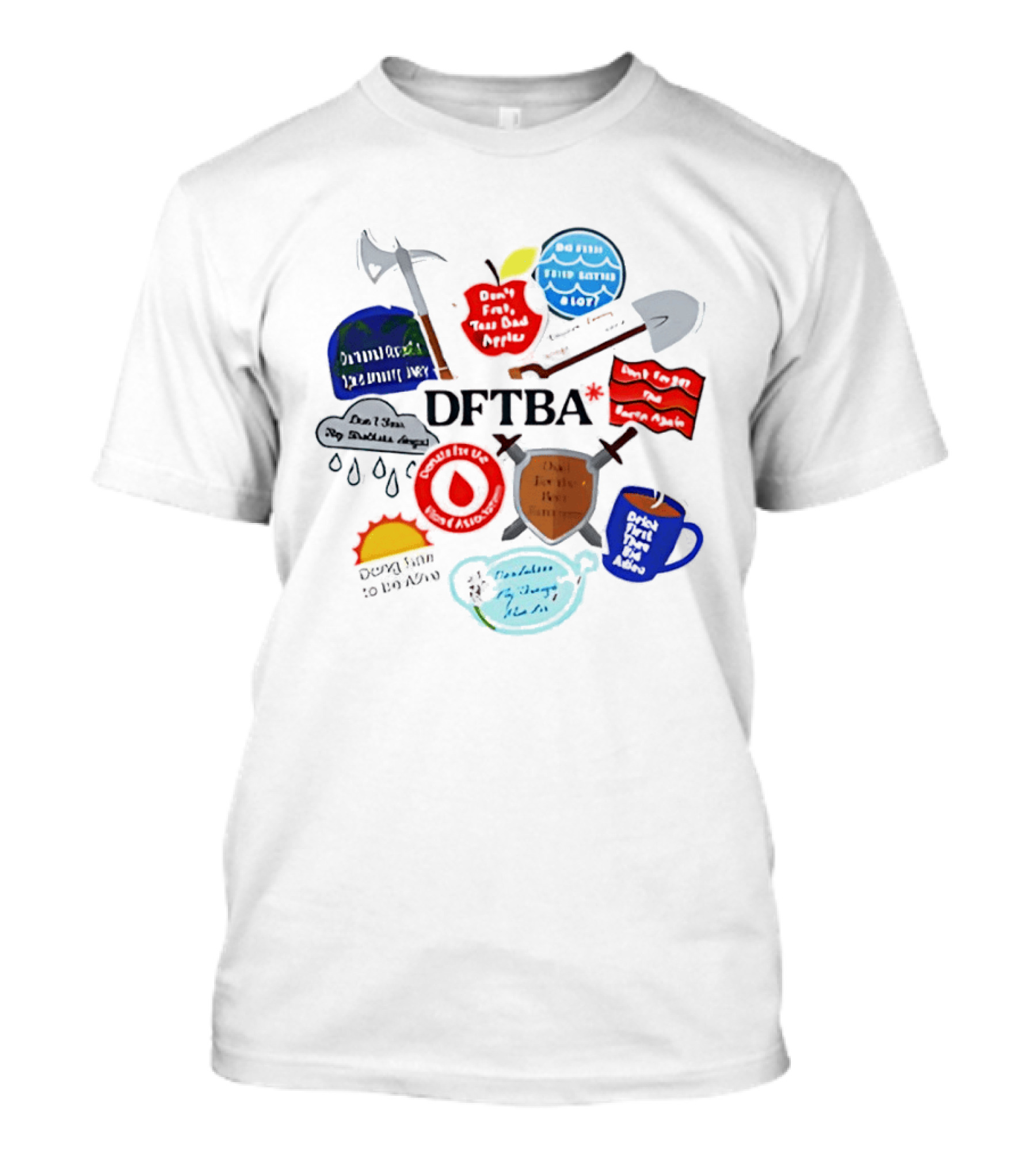 DFTBA Don't Forget To Be Awesome Bad Apple Touhou Project T-Shirt