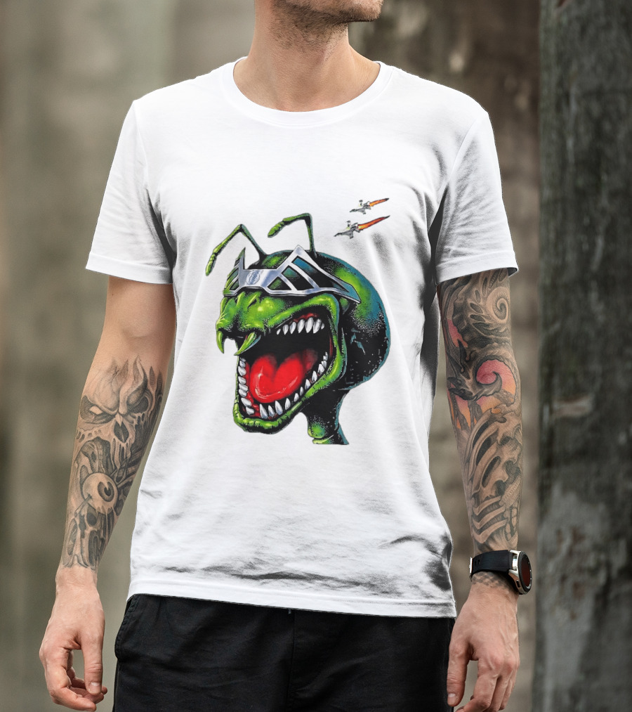 Hellstar Anthony Edwards Ant Man Alien Creature With Sunglasses And Spacecrafts T-Shirt