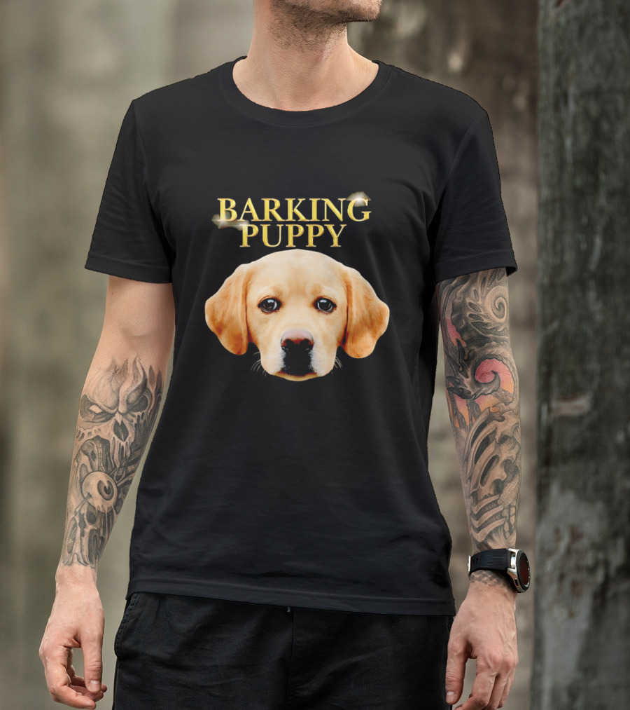 Barking Puppy Marley And Me Dog Labrador Retriever T-Shirt