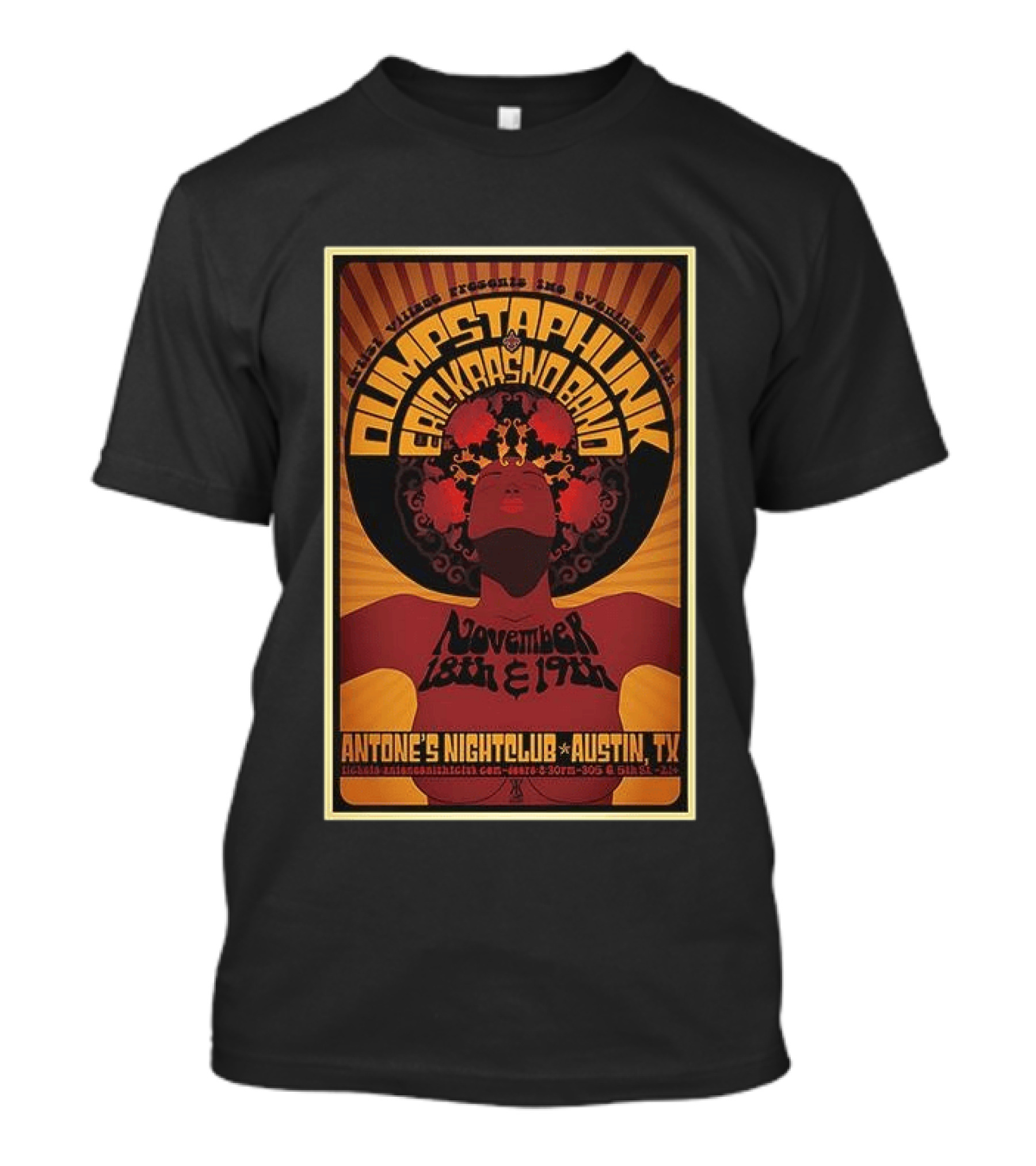 Dumpstaphunk Eric Krasno Band November 18th 19th Antone's Nightclub Austin TX Concert T-Shirt