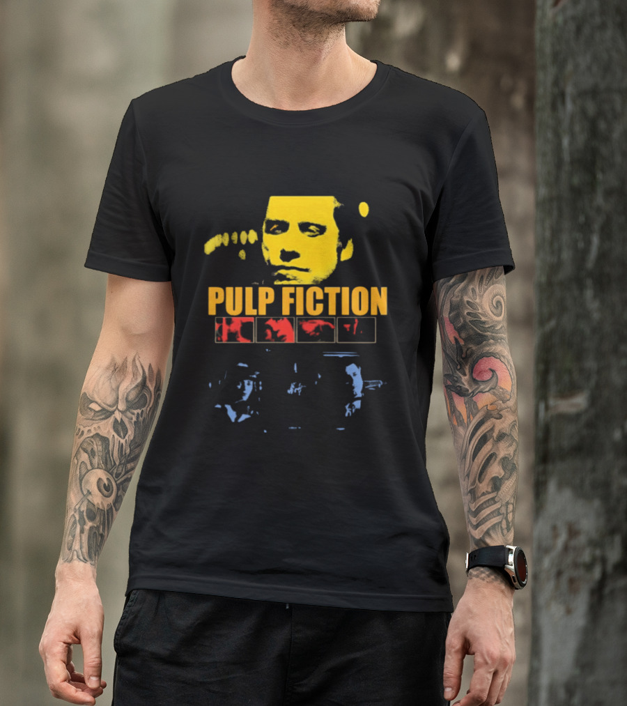 Pulp Fiction John Travolta Iconic Character Retro Movie T-Shirt