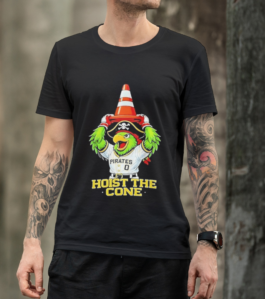 Pirate Parrot Hoist The Cone Pittsburgh Pirates Baseball 2026 T-Shirt
